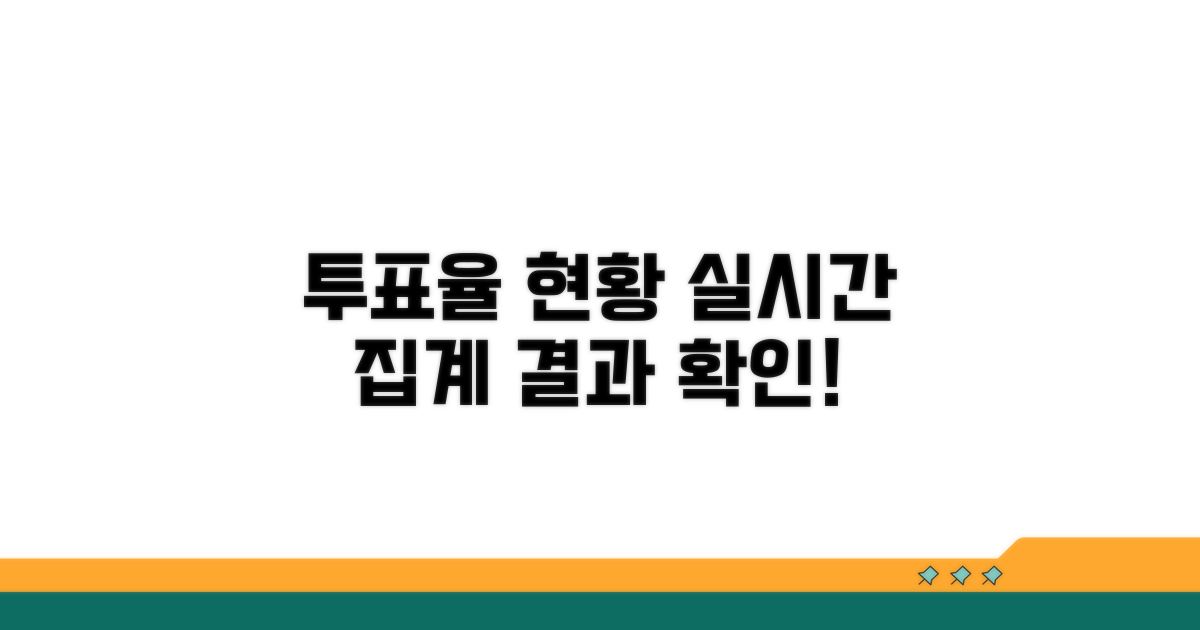 선거 투표율 집계 현황