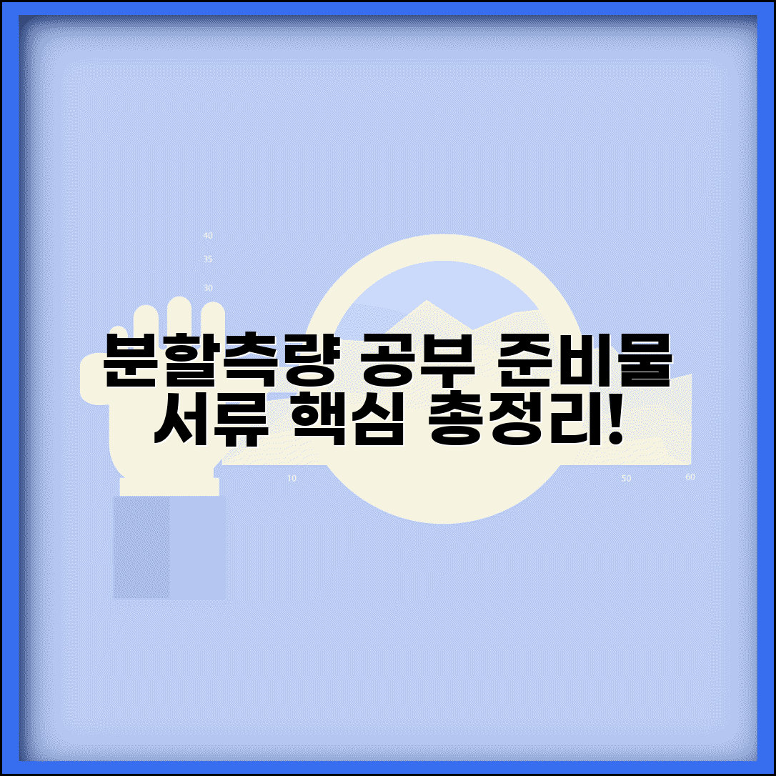 분할측량 공부정리 준비물 | 토지분할 공부정리 필수 서류
