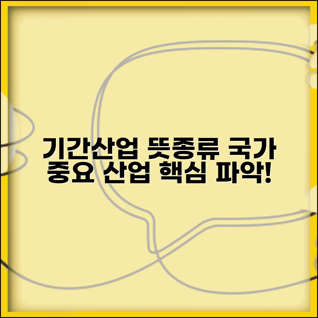 기간산업 뜻과 분류 | 국가 기간산업 종류와 중요성