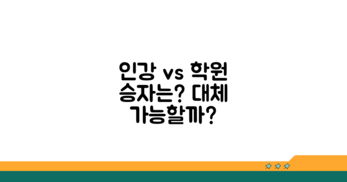 인강으로 학원 대체 가능할까?