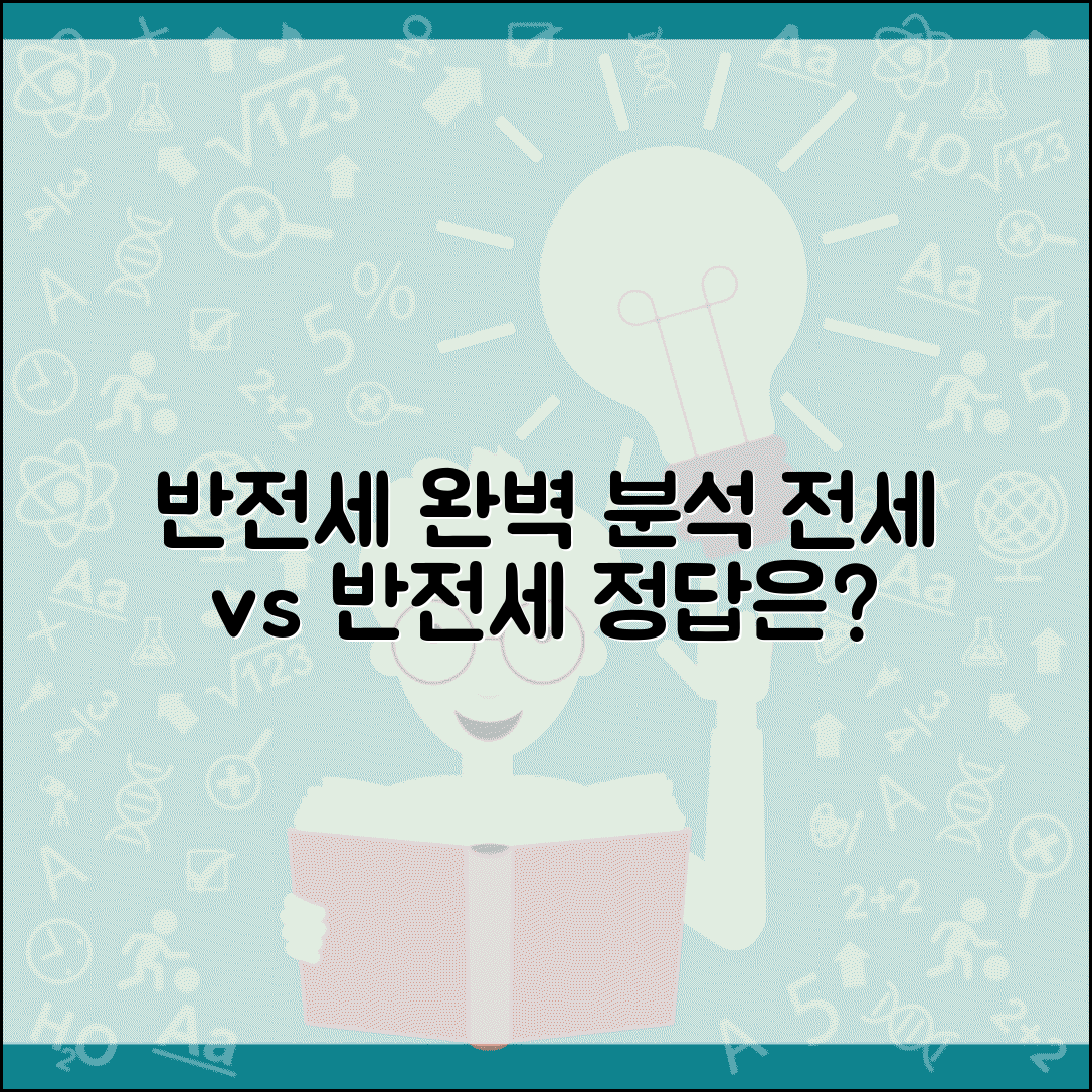 반전세 뜻과 장단점 분석 | 전세 vs 반전세 차이점 및 선택기준