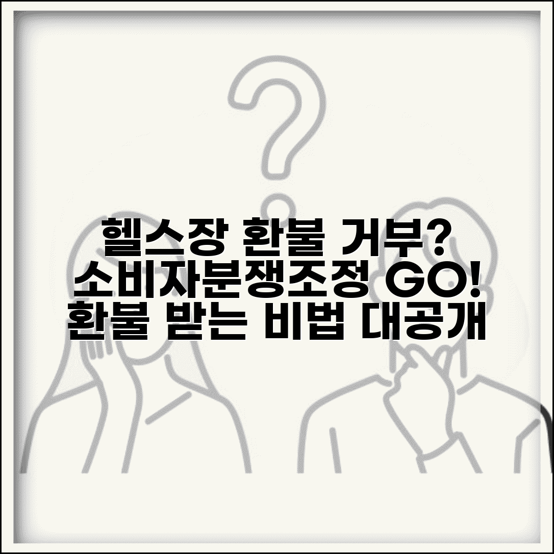 헬스장 환불 받는 방법 | 헬스장 중도해지 환불 거부시 소비자분쟁조정 신청