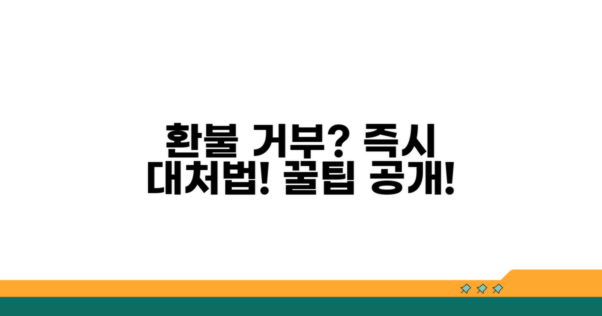 중도해지 환불 거부 시 대처법