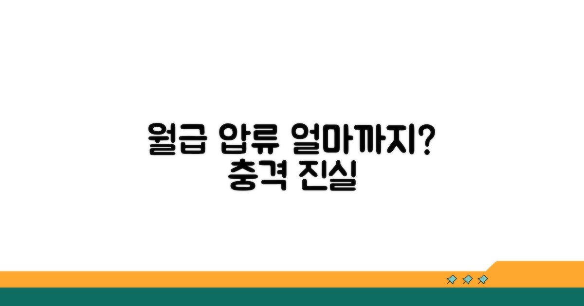 월급 압류, 얼마까지 가능할까
