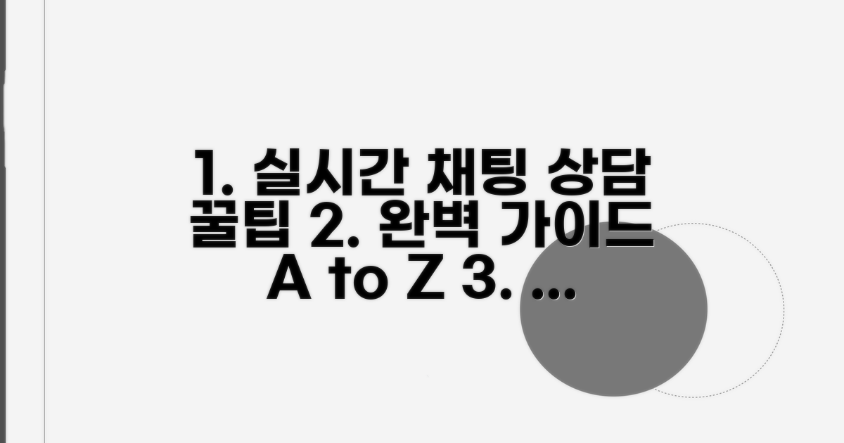 실시간 채팅 상담 완벽 가이드