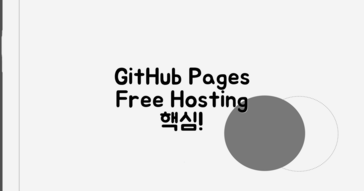 GitHub Pages 무료 호스팅 핵심