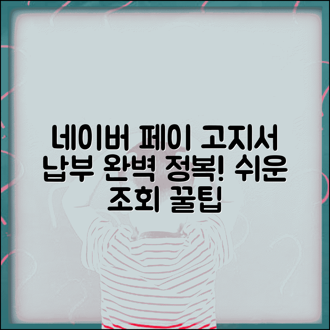 네이버고지서 조회 납부 서비스 | 네이버 페이 고지서 완벽 이용법