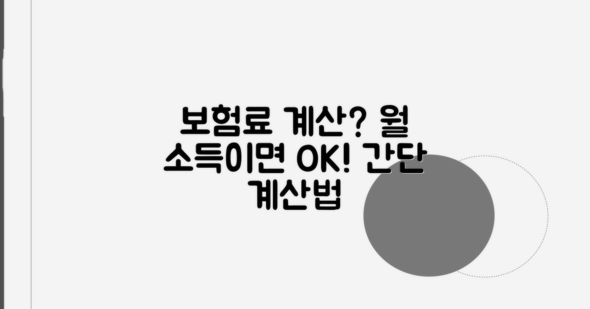 소득월액 보험료 계산법