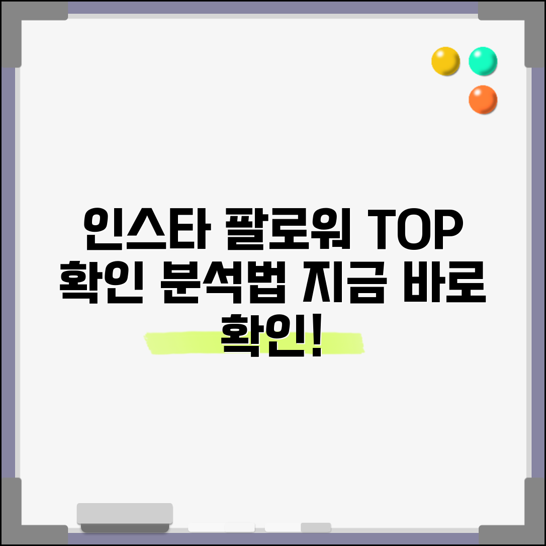 인스타 팔로워 순위 확인 | 팔로워 분석 및 관리 방법 총정리