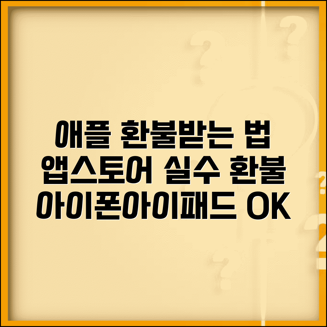 애플 환불받는법 앱스토어 구매 | 아이폰 아이패드 앱 내 구매 실수시 애플 환불 정책