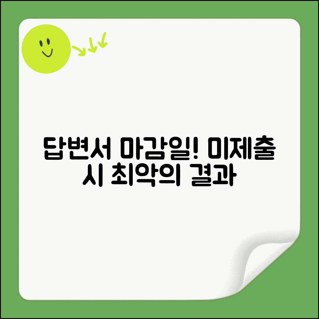 답변서 제출 기한 | 피고 답변서 제출 기한과 미제출시 결과