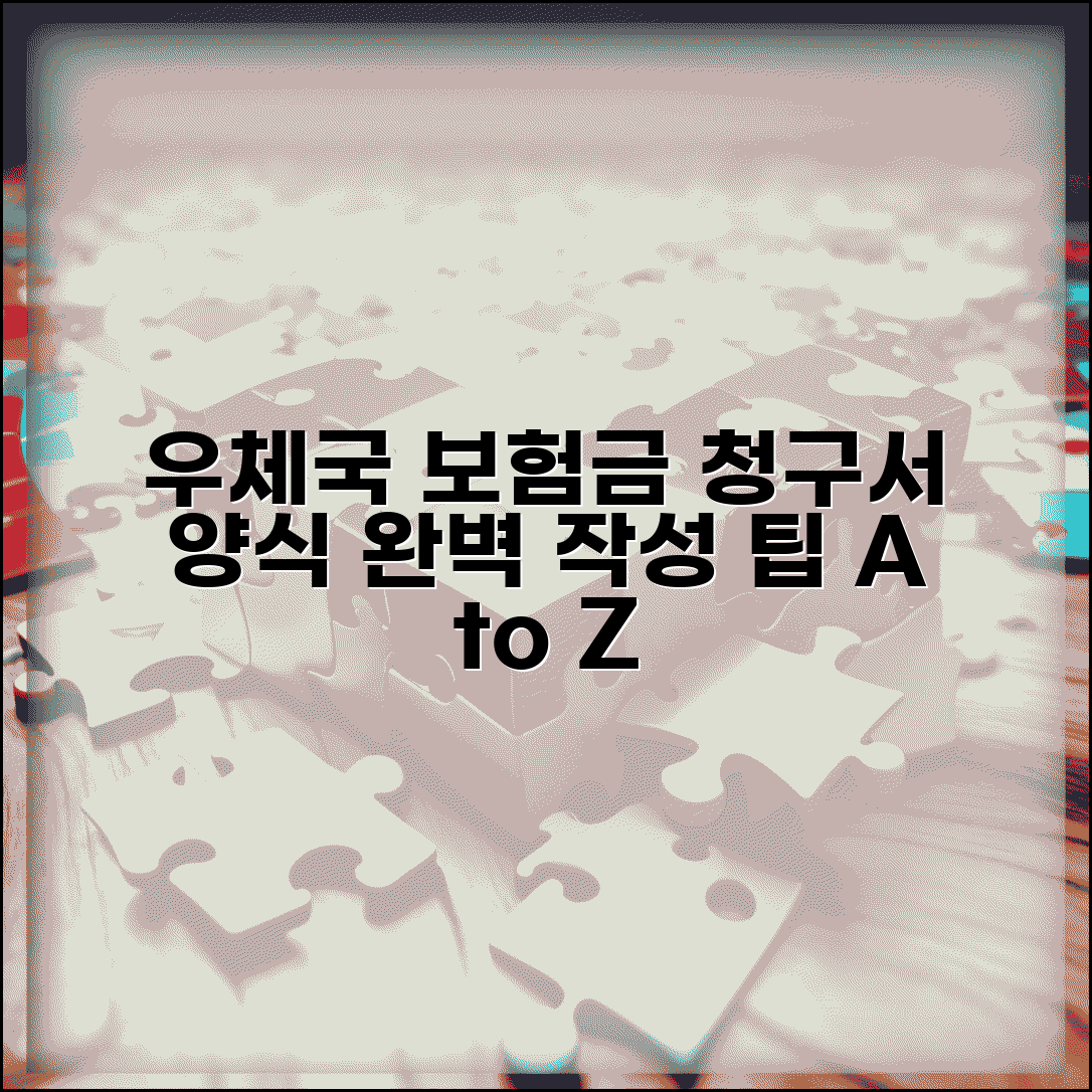 우체국 보험금 청구서 양식 작성법 | 빠진 부분 없이 완벽하게 채우는 팁