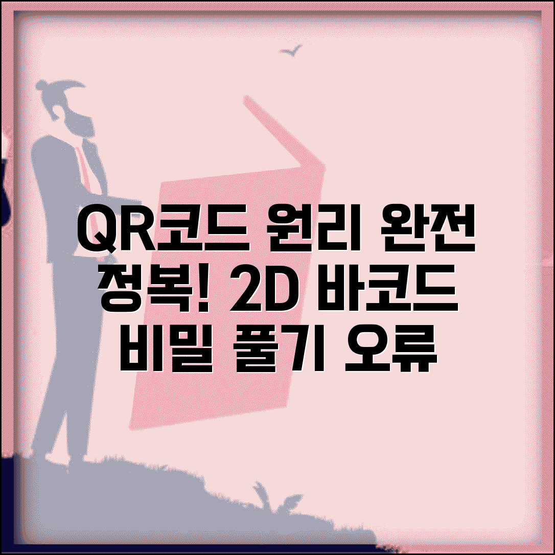 QR코드 원리 작동 방식 이해 | 2차원 바코드 데이터 저장 구조와 오류 보정 기능