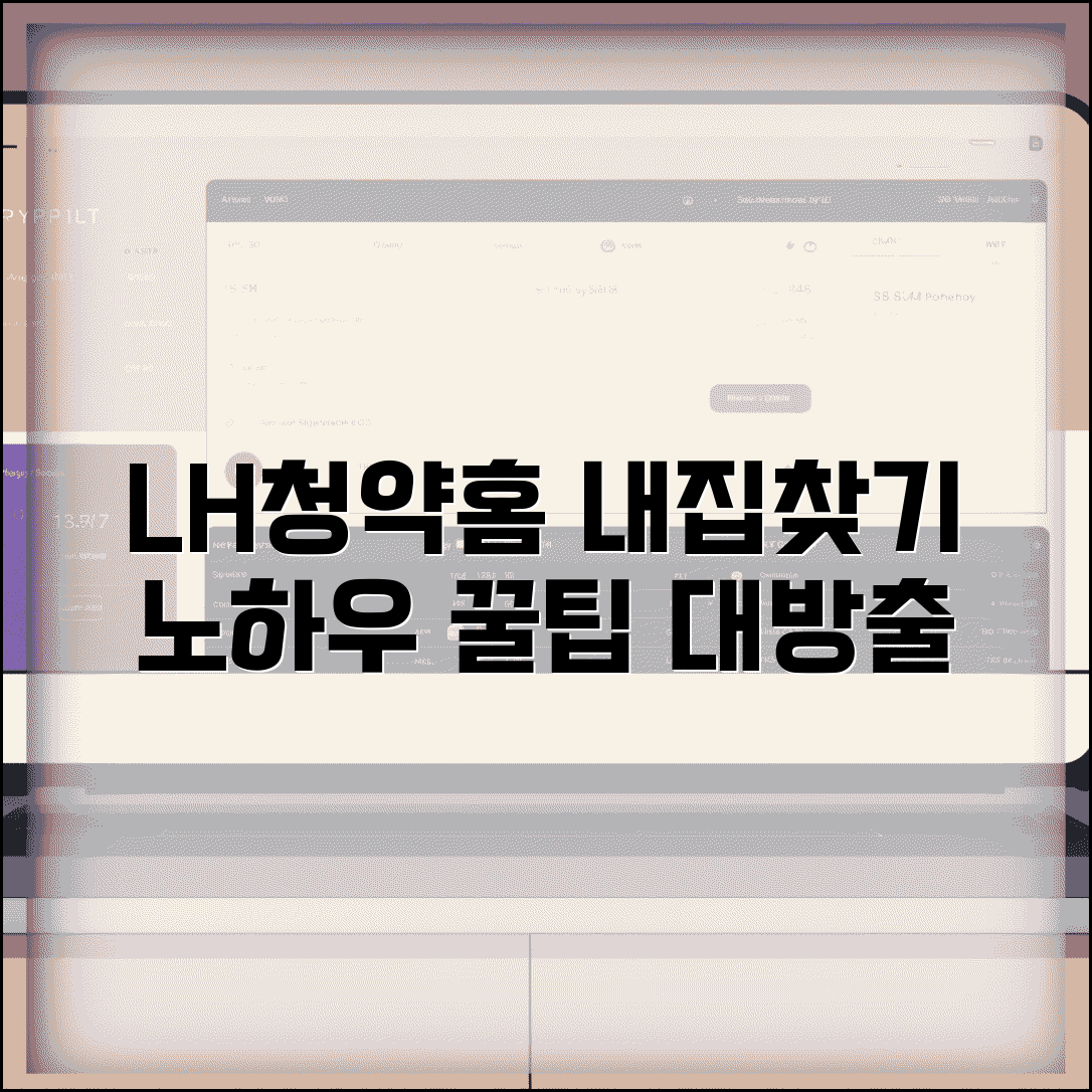 LH청약홈페이지 똑똑하게 이용하기 | 내게 맞는 주택 찾기 노하우