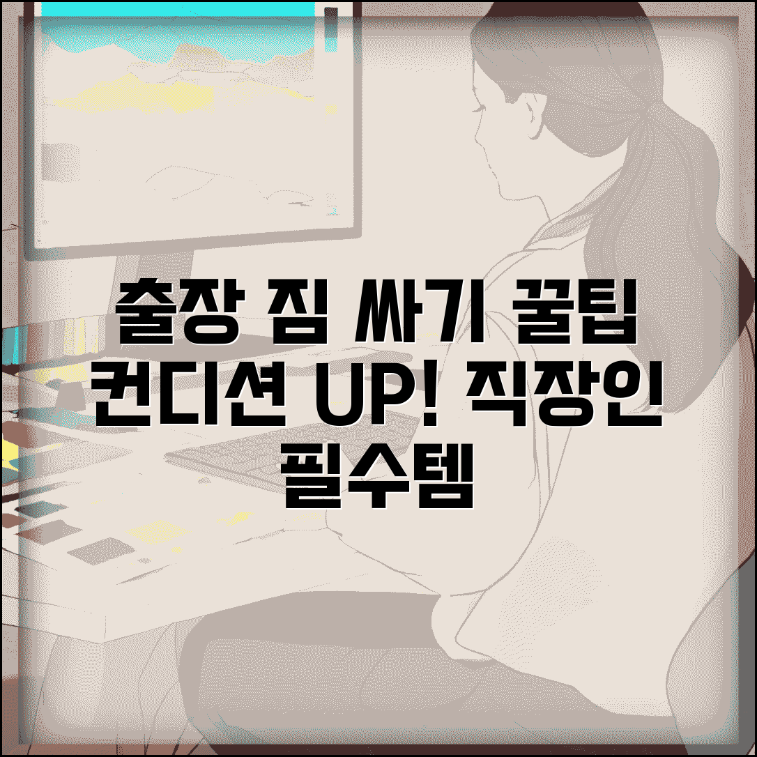 출장 많은 직장인 컨디션 관리 짐 싸기 팁 완벽 가이드 총정리