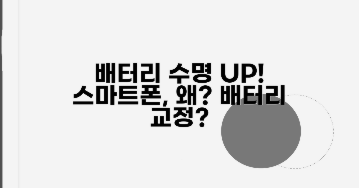 스마트폰 배터리 교정, 왜 필요할까?