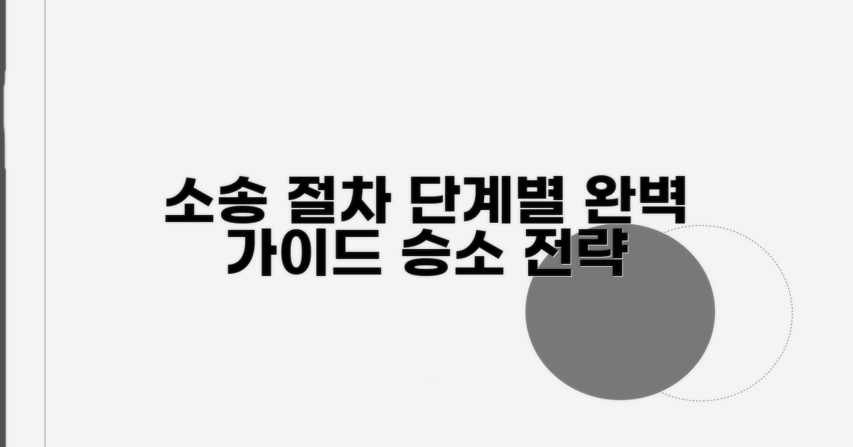 소송 절차 단계별 가이드