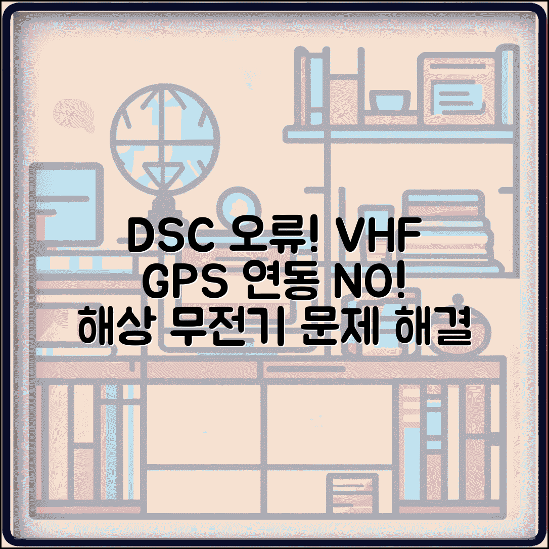 해상 무전기 DSC 오류 | 마린 VHF GPS 연동 안됨