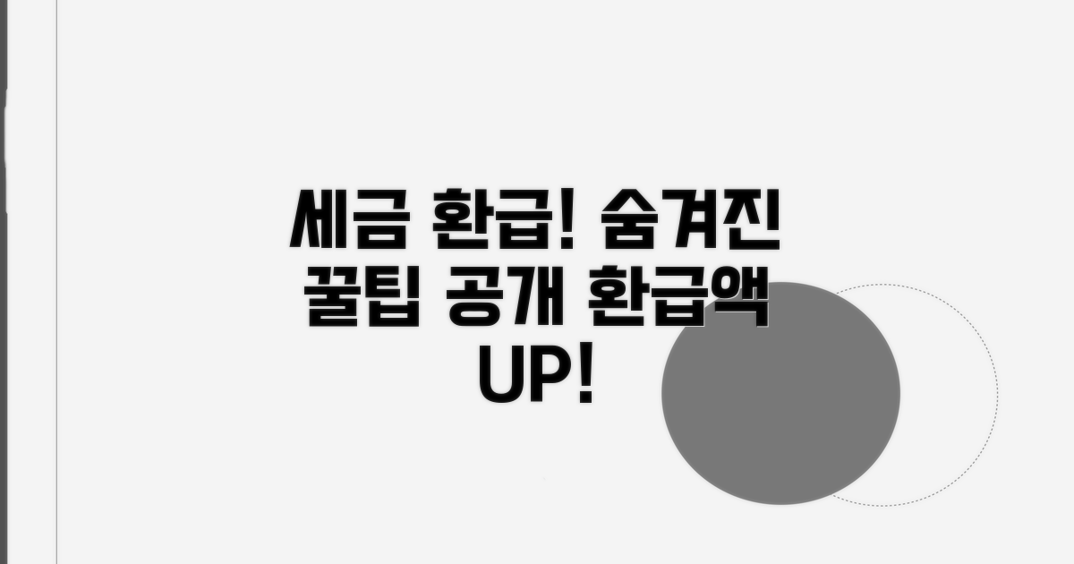 세금 환급 성공을 위한 추가 꿀팁