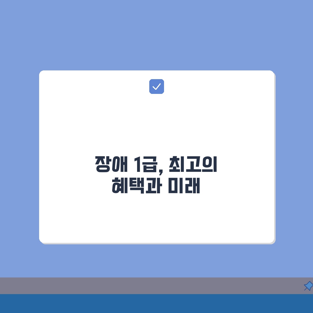 장해등급 1급 기준 | 1급 장해등급 최고등급 혜택 심층분석: 7가지 주요 혜택 총정리