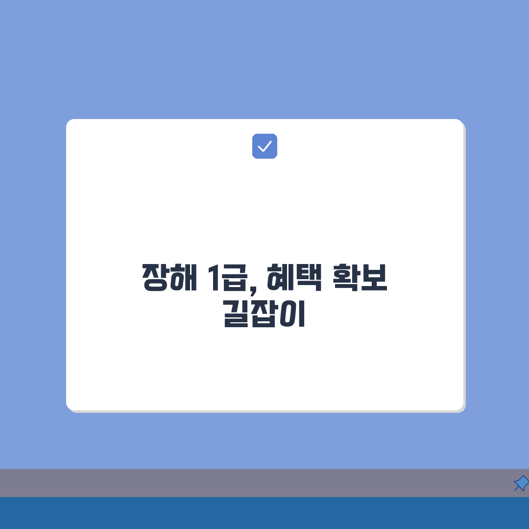 장해등급 1급 기준 | 1급 장해등급 최고등급 혜택 심층분석: 7가지 주요 혜택 총정리