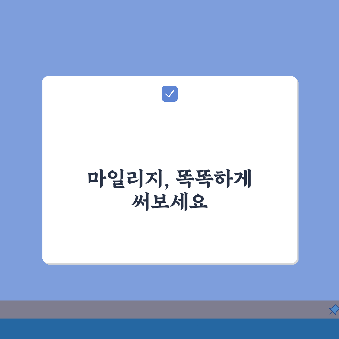 스카이패스 마일리지 조회 및 활용법 | 회원등급별 혜택 총정리: 7가지 꿀팁